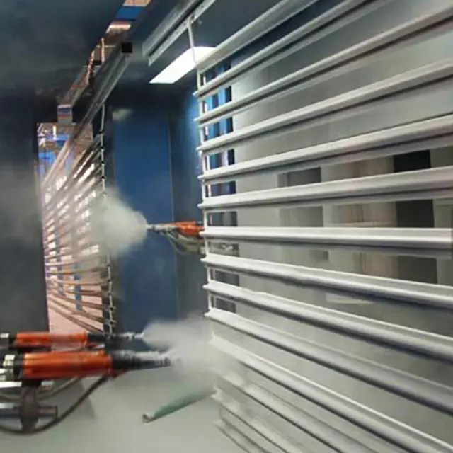 Linea di produzione automatica verticale del rivestimento della polvere per i tubi d'acciaio
