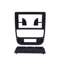 Cadre de façade d'autoradio de 9 pouces pour Peugeot 406 1995-2005 Kit d'installation de tableau de bord Facia Console Audio Bezel Adaptateur GPS