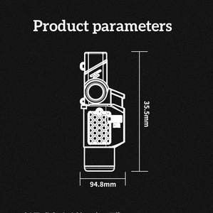 Bật lửa khò <span class=keywords><strong>gas</strong></span> butan, đầu xoay, chống gió, đa năng, mini, dùng cho nến, lò sưởi, lửa trại, bếp nướng - Product Image 3