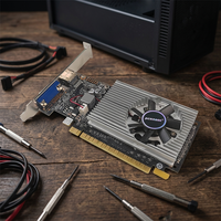 Tarjeta Gráfica PCWINMAX GT 210 1GB DDR3 64Bit de Bajo Perfil VGA, Precio de Fábrica OEM, en Stock para Constructores de PC de Escritorio