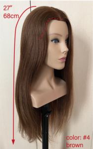Têtes de <span class=keywords><strong>mannequin</strong></span> 100 % cheveux humains pour <span class=keywords><strong>coiffure</strong></span> de mariée, poupée d'entraînement en <span class=keywords><strong>coiffure</strong></span>, tête de <span class=keywords><strong>mannequin</strong></span> avec épaules pour la formation et l'éducation en <span class=keywords><strong>coiffure</strong></span> - Product Image 3
