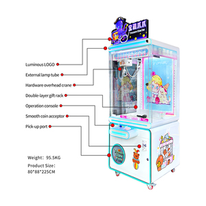 Machine à griffes <span class=keywords><strong>Demon</strong></span> Claw pour peluches, appareil de jeu attrape-présents commercial à monnayeur, vente en gros pour lieux de divertissement et aires de jeux - Product Image 3