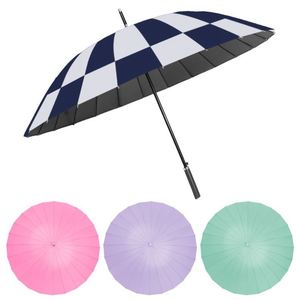 Parapluie de golf coloré de grande taille, coupe-vent, protection UV, pare-soleil extérieur de haute qualité pour adultes - Product Image 6