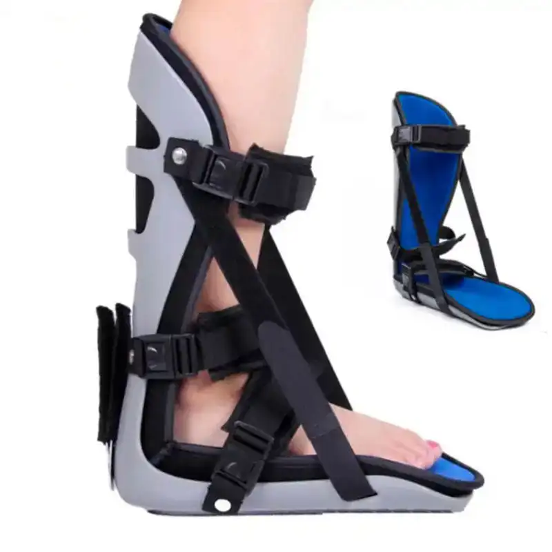Yürüyüş çizme kırığı ayak bileği desteği ürün tıbbi sert atel bacak veya ayak bileği brace uyku streç çizme gece ayak