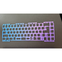 Clavier électronique CNC personnalisé de précision, anodisé multicolore, sablé, 109 104 101 87 touches, acier inoxydable, fil EDM, brochage