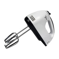 Batidora de Huevos Manual de 7 Velocidades para Repostería Casera, Mini Batidora de Crema Automática, Espumador de Leche Eléctrico