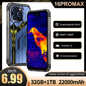 สมาร์ทโฟนรุ่นใหม่ปี 2025 ดีแคคอร์ 108MP 5G Android 15 HD 90Hz หน้าจอ 6.9 นิ้ว แบตเตอรี่ 22000mAh กันน้ำมาตรฐาน IP68 ทนทาน รองรับภาษาสเปนและฝรั่งเศส - Product Image 2