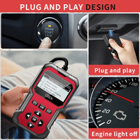 Analizador de Motores Automotrices V410, Instrumento de Diagnóstico de Fallas, Lector de Flujo de Datos OBD, Herramienta de Mantenimiento, Lector de Códigos de Vehículos