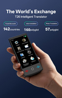 T26 160 Traducteur vocal intelligent avec IA ChatGPT, traduction en ligne et hors ligne (18 langues), Wi-Fi, pour les voyages