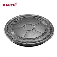 KARYO 382 – Contenant alimentaire en plastique de haute qualité pour sushis à emporter avec couvercle – Boîte d'emballage jetable pour sushis – En vente