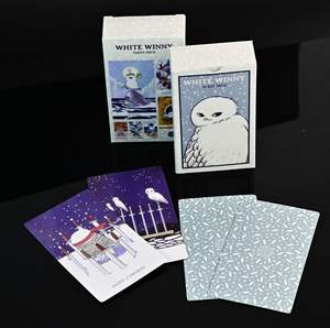 Klassisches Waite <span class=keywords><strong>Tarot</strong></span> Schneewittchen Winny Weiße Eule Individualisiertes Papier-Brettspiel Karten mit Farbbox-Verpackung - Product Image 1
