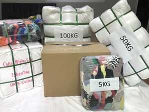 吸収性の高い洗浄用自動車用布巾、縫製された綿布巾、滅菌済みの白いTシャツ、古い圧縮布巾 - Product Image 4