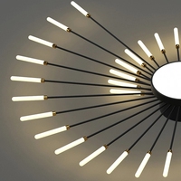 Lustre d'atmosphère moderne et simple breveté plafonniers de feux d'artifice créatifs nordiques salon chambre décoration éclairages LED
