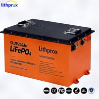 Batería de Scooter Eléctrico LiFePO4 de Grado A, 51.2V 200AH, Sin Mantenimiento, Alta Eficiencia, para Silla de Ruedas Ligera, CE UN38.3 MSDS