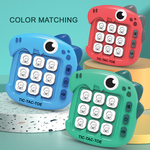 Tres en Raya, <span class=keywords><strong>Juego</strong></span> <span class=keywords><strong>de</strong></span> Mesa Interactivo <span class=keywords><strong>de</strong></span> Plástico para Entrenamiento <span class=keywords><strong>de</strong></span> Pensamiento Infantil, Juguete para Edades <span class=keywords><strong>de</strong></span> 4 a 6 Años, Nueve Cuadrados - Product Image 5