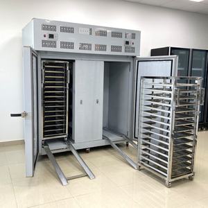 Petit congélateur vertical à air pulsé en acier inoxydable, machine de surgélation rapide IQF par lots, pour aliments surgelés, à température unique, avec moteur de réfrigération - Product Image 3