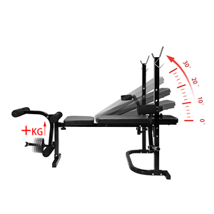 Banco de Pesas Ajustable de Metal para Gimnasio en Casa, Unisex, Soporte Ajustable, Carga Máxima de 250 kg, Seguro, Cómodo y Resistente - Product Image 4
