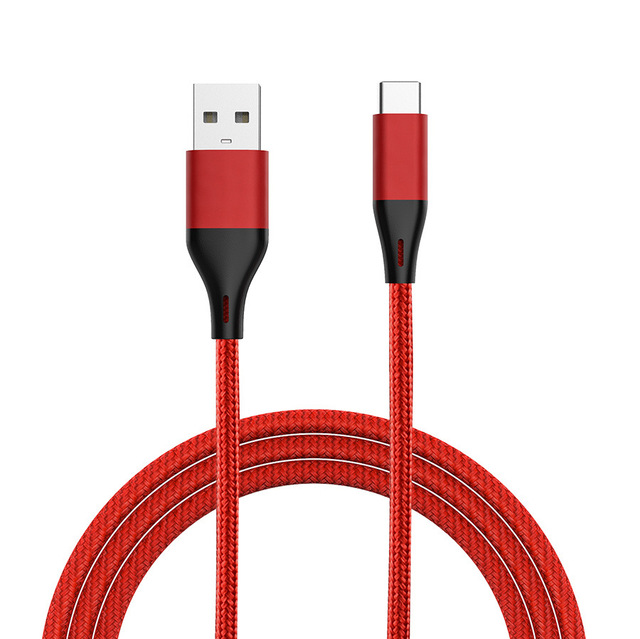 USB Type C Cable 5A 100W Fast Charging Cable High Quality USB A to USB C 1M  Braided Cable