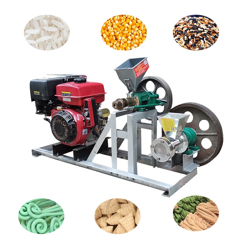 TX multifunctional commercial small snack machines Gasoline Diesel engine grain Rice Puffing Machine Corn Puff Extruder Machine