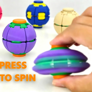 New Colorful 3D Printed Fidget Stress <b>Ball</b> Press Rotating Finger Spinner Portable Pocket Educational Stress Relief Toy - Product Image 2