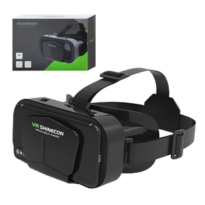 แว่นตา VR สำหรับเล่นเกมส์ ขนาด 40 มม. เลนส์ HD Aspherical ตัวเครื่องทำจาก ABS และ PC ดีไซน์น้ำหนักเบา สวมใส่สบาย สำหรับมือถือ - Product Image 1