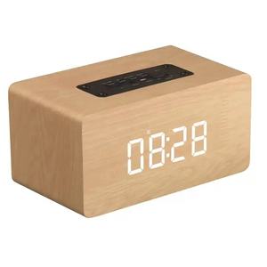 Xiaomi-altavoz inalámbrico de madera con alarma, caja de 5 altavoces de madera azul - Product Image 2