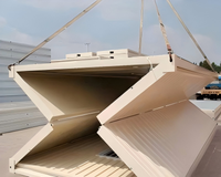 Contenedor Industrial Plegable: Opción Económica para Obras de Construcción, Campamentos y Restaurantes, Fabricado con Panel Sándwich de Acero