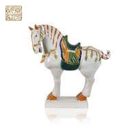 Figurine d'animaux en céramique, décoration artisanale pour la maison, le bureau, le salon