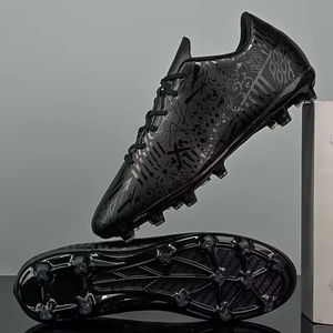 Chaussures de football de haute qualité légères pour l'extérieur, chaussures de football antidérapantes, doublure confortable, chaussures de football pour adolescents - Product Image 4