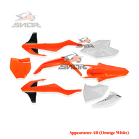 SNOR Kit de couverture de carénage complet de moto Dirt Bike Kit en plastique EXC EXCF SX SXF XC XCF XCW 125 250 350 450 pour KTM 16-18