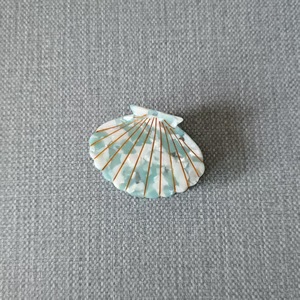 Pinza de Pelo de Acrílico con Diseño de Concha Marina, Pinza de Pelo con Forma de Tiburón, Decoración para el Cabello de Niña, Estilo Francés Elegante para Bodas - Product Image 6