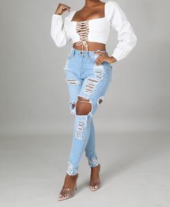 <span class=keywords><strong>Pantalones</strong></span> <span class=keywords><strong>cortos</strong></span> de mezclilla con agujeros <span class=keywords><strong>rotos</strong></span> para mujer, <span class=keywords><strong>pantalones</strong></span> <span class=keywords><strong>cortos</strong></span> de verano con bolsillos con cremallera, <span class=keywords><strong>pantalones</strong></span> <span class=keywords><strong>vaqueros</strong></span> <span class=keywords><strong>cortos</strong></span> de mezclilla rasgados deshilachados para mujer 2024 - Product Image 5