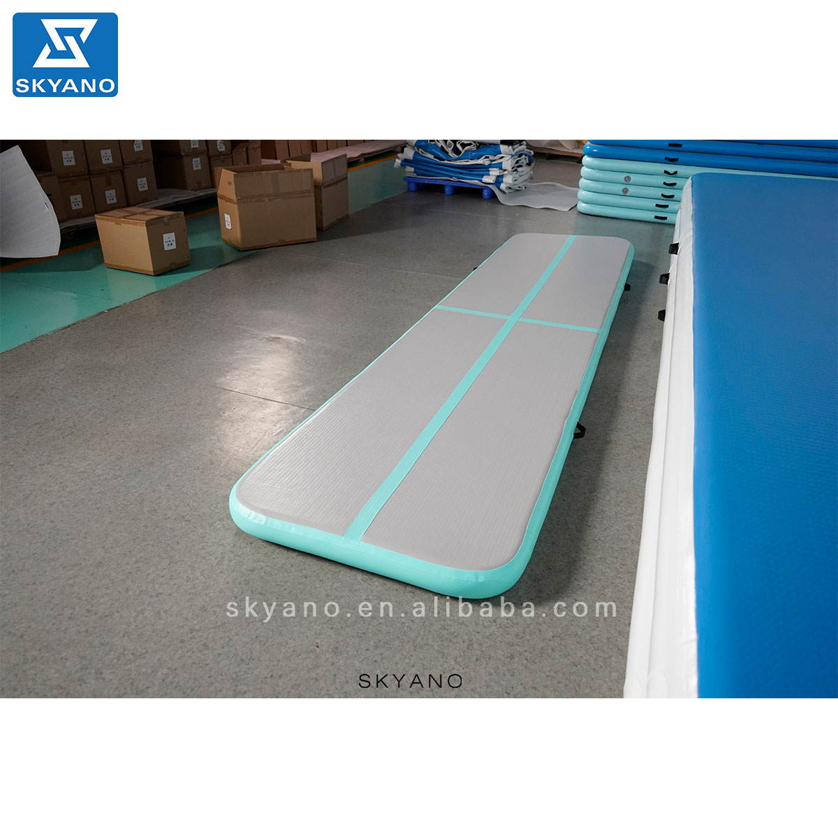 Vert menthe &amp; gris