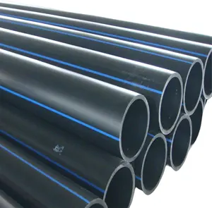 50mm 1.5 Inch HDPE Pipe Manufacturers 25mm Diameter Irrigation HDPE Pipe Roll PE Hole Punch 75mm Polyethylene Pipe Prices