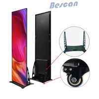 BESCAN~ Équipement publicitaire couleur pleine gamme P2/P2.5/P3, Affichage LED mural, Boîte lumineuse d'exposition, Stand portable pour salon professionnel