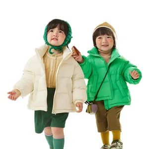 ODM/OEM Custom Logo Kids Down Bubble Suit Duck Down Puffer Jacket Winter Children Down Jacket