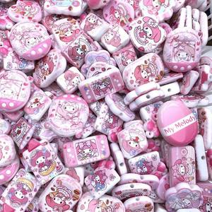 Cuentas Impresas de Doble Cara con Orificio Pasante <span class=keywords><strong>para</strong></span> Manualidades, Accesorios <span class=keywords><strong>para</strong></span> Cadenas de Teléfono Móvil, Accesorios <span class=keywords><strong>para</strong></span> Llaveros y Bolígrafos con Cuentas - Product Image 3