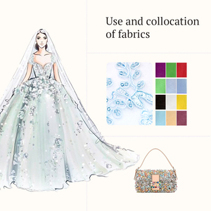 Gran oferta, cordón de tela de encaje bordado blanco, malla bordada de poliéster para accesorios de vestido de novia y bolsos para niñas - Product Image 5