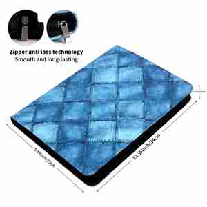 PU Leather Portfolio Folder Interview Legal <b>Document</b> Organizer <b>Bag</b> with Business Card Holder Calculator A4 Business Portfolio - Product Image 3