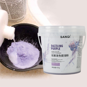 Polvere Decolorante Professionale per <span class=keywords><strong>Capelli</strong></span> Senza Polvere, Etichetta Privata, Produzione Propria, Polvere Decolorante Viola per Salone - Product Image 1