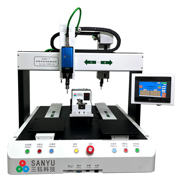 6 Axis High-Speed Automatic Screw Fastening Robot Industrial Grade Desktop Screw Locking Tightening Machine Electric Power