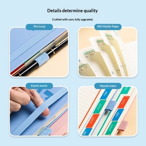 Agenda 2027 Modèle 222 (Papier Dowling & PU) - Version anglaise pour l'efficacité au bureau <span class=keywords><strong>et</strong></span> l'utilisation <span class=keywords><strong>du</strong></span> calendrier - Product Image 4