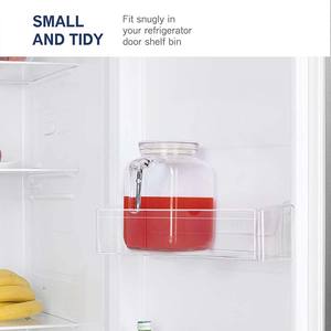 Jarra de vidrio hermética de alta calidad, con tapa y boquilla, ideal para zumo casero - Product Image 2