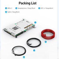 JKBMS JK-BD6A20S12PD PCBA d'alimentation BMS intelligent 8S-20S 120A 0.6A Équilibrage actif LiFePO4 Li-ion LTO Bornes à vis OEM Stockage d'énergie