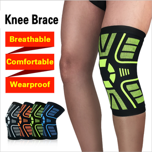 Haute élasticité Compression Genouillère Genouillère Manches - Product Image 2