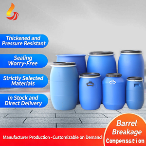 Seaux chimiques à double boucle de 200 <span class=keywords><strong>L</strong></span> |   Seaux en <span class=keywords><strong>plastique</strong></span> de grande taille à anse étroite/double boucle en <span class=keywords><strong>L</strong></span>/double anse - Product Image 2