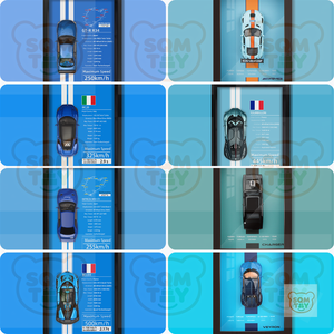 Marco de Fotos Tridimensional a Escala 1:32, Marco para Colgar Cuadros, Modelo de Coche de Aleación, Diseño Tridimensional 3D JY-00 - Product Image 3