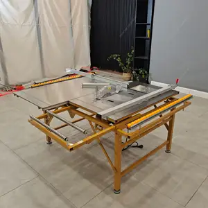 folding portable dust free woodworking cnc sliding table panel saw cutting machine china