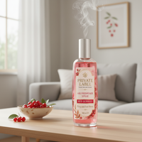 Aromatizante en Aerosol con Aroma a Bayas Rojas de Marca Privada 100ml OEM |   Aromatizante Instantáneo para el Hogar en Aerosol |   España UE
