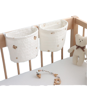 Articles pour bébé, literie, motif de dessin animé, sac de rangement pour lit de bébé, organisateur de couches, multifonctionnel, tête de lit pour nouveau-né, résistant à l'eau - Product Image 1